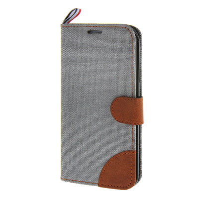 

MOONCASE Galaxy S6 Edge , Leather Wallet Flip Card Holder Pouch Stand Back ЧЕХОЛ ДЛЯ Samsung Galaxy S6 Edge Grey