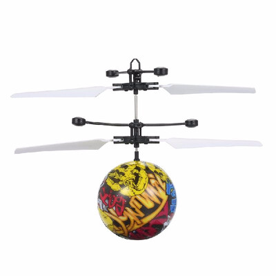 

TB-284 Mini Flying Cow Infrared Induction Drone LED Flashing Light Aircraft RC Toy with Remote Controller
