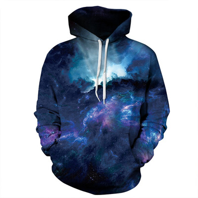 

QYDM0118Mens Hoodie 3D Printed Women Pullover Sweater