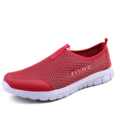

Men Shoes Summer Fashion Breathable Mesh Men Casual Shoes Slip-On High Quality Flat Shoes For Men