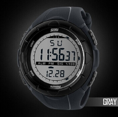 

SKMEI 1025 Men LED Digital Military Sports Watch 50M Dive Swim Dress Watch