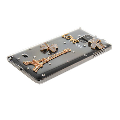 

MOONCASE Luxury Flower Crystal Bling Rhinestone Hard Back Shell ЧЕХОЛ ДЛЯ Samsung Galaxy Note 4 N9100