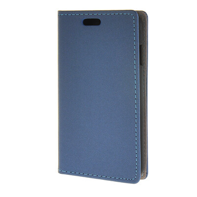 

MOONCASE Premium PU Leather Flip Wallet Card Slot Bracket Back Case Cover for Samsung Galaxy Z1 Blue
