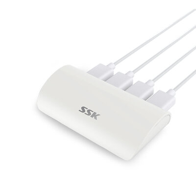 

ССК (ССК) shu800 концентратор HUB USB3.0 четыре высокоскоростных порт расширения зарядки 2.1A