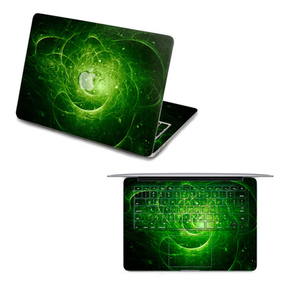 

GEEKIDMacbook Air decal front sticker macbook keyboard sticker full decal skin Green top sticker US style keyboard protector