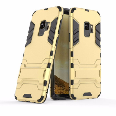 

for Samsung Galaxy S9 G960 G960F Shockproof Hard Phone Case for Samsung Galaxy S9 Plus G965 G965F Combo Armor Case Back Cover