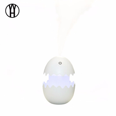 

NEW Fun Egg 100ML USB Mini Ultrasonic Humidifier Air Purifier Mist Maker 5V 7 color Changing LED Light 2 Mist Model for home car