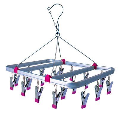 

[Супермаркет] Джингдонг Крас и вешалка для одежды стойки сушилки, из нержавеющей стали не скользит зажим JH820