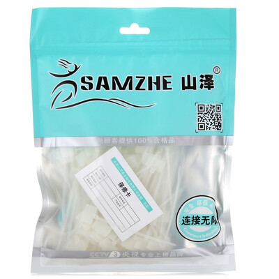 

Shanze (SAMZHE) 3 * 100 мм ZD-06 профессиональный Жгут самоблокирующийся нейлоновые стяжки планки более упругой полосы лигирования прозрачный многофункциональный галстук ремень 200 о каждом