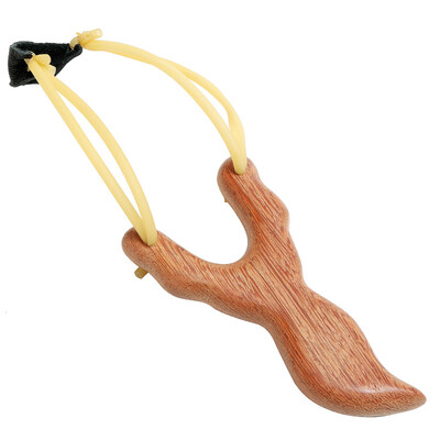 

Cavemen открытый деревянный рогатки рогатки кожаные ностальгические детские игрушки венге ветви дерева в форме CM8027
