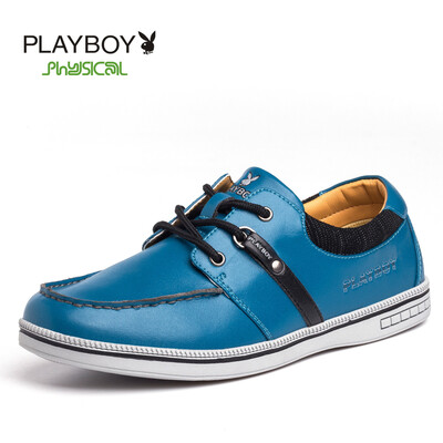 

PLAYBOY brand Sport casual,Soft sole,Leather sneakers,Men's shoes