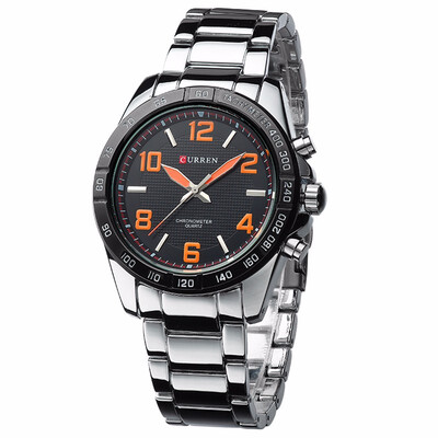 

New fashion Curren brand design business is currently the male clock leisure luxury wrist watch gift 8107