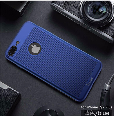 

For iPhone 7 Case Ultra Slim Grid Heat Dissipate Phone Case For iPhone 7 8 Plus Matte Hard PC Protective Cover