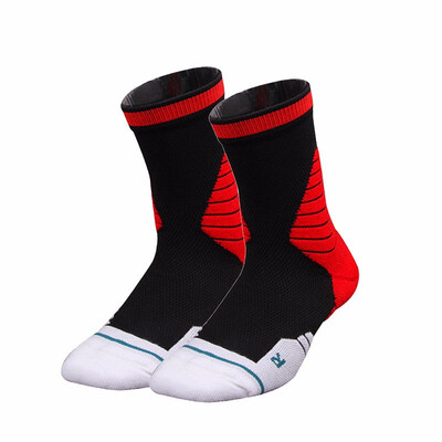 

COSOCK Fancy Color Men Crew Professional Elite Compression Basketball Socks