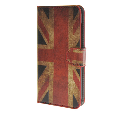 

MOONCASE UK British Flag Leather Wallet Flip Card Slot Stand Pouch Case Cover for Huawei Ascend Y600 A10