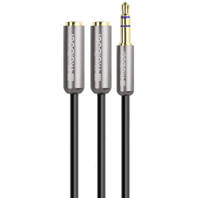 

Kaiboer KBE-SM-13053 35mm stereo two-tone cable extension line black 02 meters