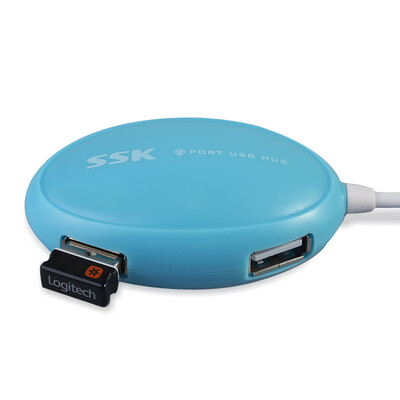 

Biao Wang SSK SHU017 4-port shuttle hub HUB blue