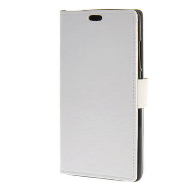 

MOONCASE чехол for 1+ OnePlus Two Кожаный бумажник флип Чехол карты с Kickstand Дело Чехол белый