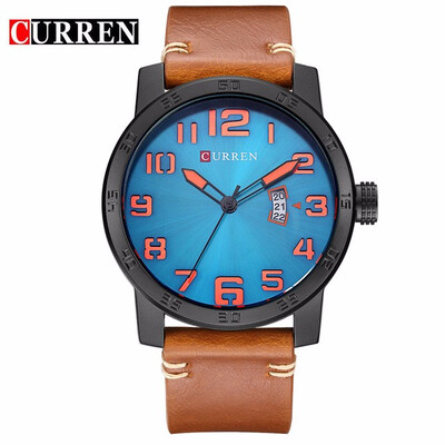 

Curren 2017 men watches relogio masculino luxury military wristwatches fashion casual quartzwatch water Resistant calendar 8254
