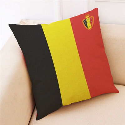 

Russia World Cup 2018 32 Teams Logo Cotton&Linen Pillowcase Bar Club Sofa Pillow Pillow Fans Souvenir