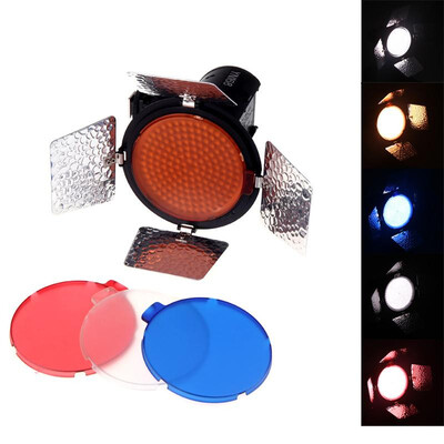 

YONGNUO YN168 LED Video Light Camera Shoot with 4 Color Plate for Canon Nikon DSLR Camera D1095