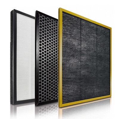 

Фильтр очистителя охлаждающего воздуха AC4122 + 4123 + 4124 комплекта фильтрующего фильтра фильтра для Philips AC4002 AC4004 AC4006 AC4012