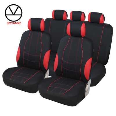

Car Seat Covers 9PCS Full Set Universal Fit Car Accessories Auto Seat Protectors Car-Styling For Lada Volkswagen Ford
