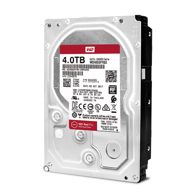 

Western Digital WD Red Disk Pro 4TB Network Storage Hard Drive NAS Hard Drive SATA6Gb s 256M Cache WD4003FFBX