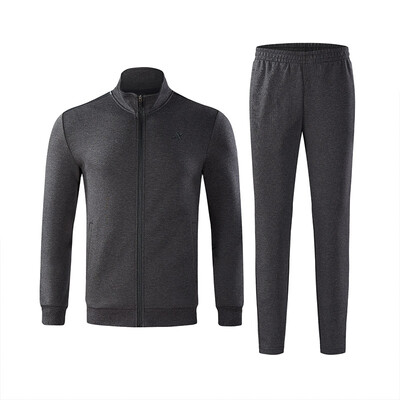

Running set 2 sets Xtep mens running set 2018 new soft&comfortable sports knit suit 882329969084 Deep flower gray S