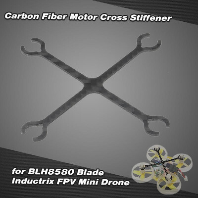 

CNC 3K Carbon Fiber Motor Cross Stiffener for BLH8580 Blade Inductrix FPV Mini Drone