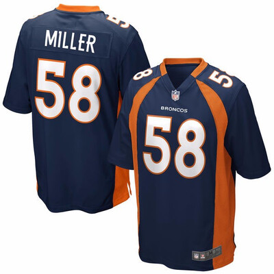 

Mens Denver Broncos Von Miller Nike Orange Alternate Vapor Untouchable Elite Jersey