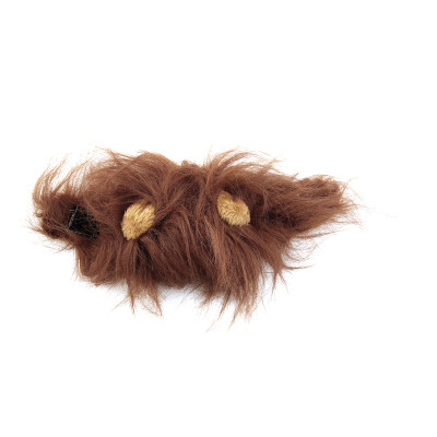 

Pet Costume Lion Mane Wig for Cat Halloween Christmas Party Dress Up With Ear M Size