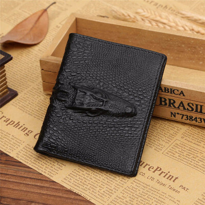 

JINBAOLAI Wallet Men Genuine Leather Wallet Short Wallet Men Leather For Credit Card