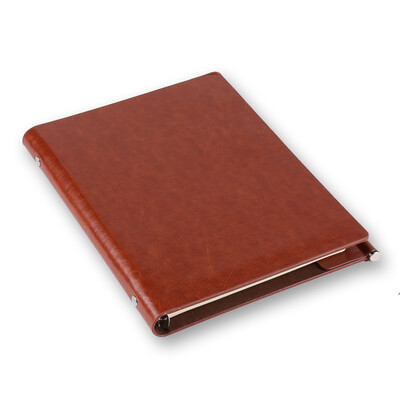 

TRNFA TB-K828A leather notebook thickening notebook creative 6 hole loose-leaf high-end business diary book book light brown