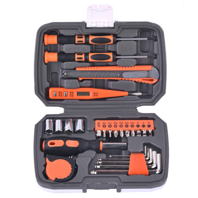 

Top pull 26 household toolbox set multi-function utility set hardware tool set electrician woodworking repair toolbox TU5026