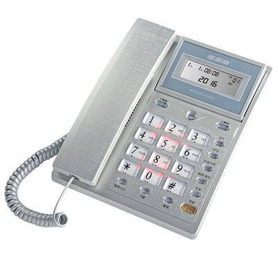 

Нарды (BBK) HCD6101 фиксированной телефонной связи стационарный домашний офис фиксированные светящиеся двойные клавиши интерфейса (серебряный серпантин)