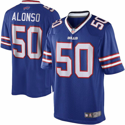 

Mens Buffalo Bills Josh Allen Nike White 2018 NFL Draft Pick Game Jersey