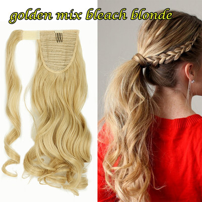 

1724" Wrap Around Ponytail Extension for Woman Hair 125-145g