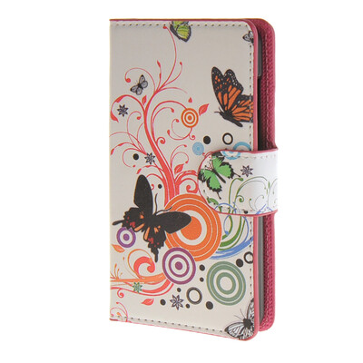 

MOONCASE Butterfly style Leather Wallet Flip Card Slot Stand Pouch чехол для Microsoft Lumia 430 A02