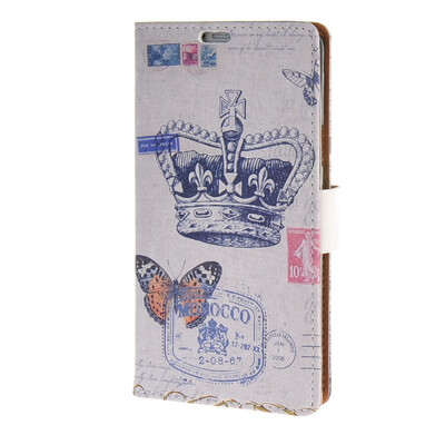 

MOONCASE Case for Samsung Galaxy Note 5 Leather Flip Wallet Style and Kickstand Case Cover [Cute Pattern] Design / a03