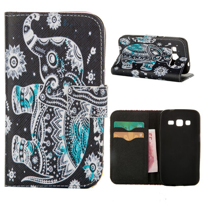 

MOONCASE ЧЕХОЛ ДЛЯ Samsung Galaxy Core Prime G360 Flip Leather Foldable Stand Feature [Pattern series] /a15