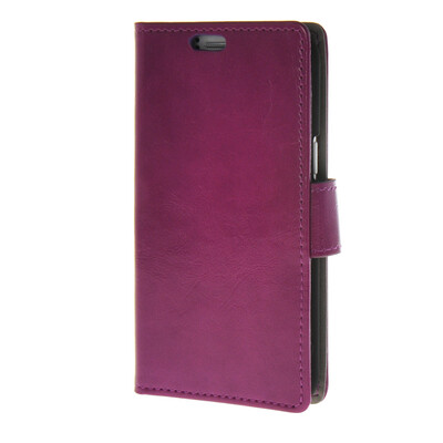 

MOONCASE Smooth PU Leather Flip Wallet Card Slot Bracket Back чехол для Samsung Galaxy J1 Purple