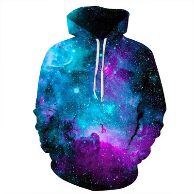 

QYDM0135Mens Hoodie 3D Printed Women Pullover Sweater