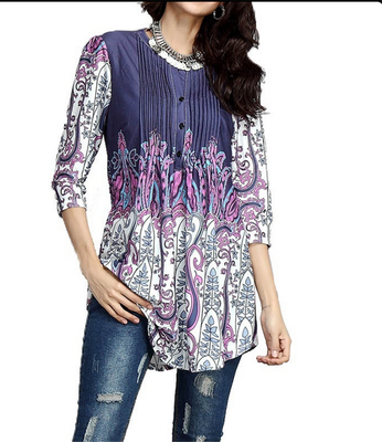 

Womens Fashion Blouse PLUS SIZE Tops