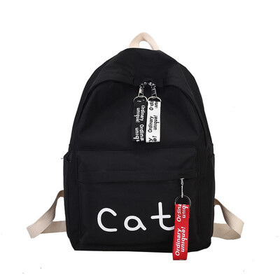 

Female Korean Version of Leisure Travel Backpack College Junior High School Students Schoolbag Lovers Travel Bag