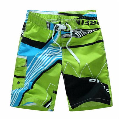

2018 Summer Hot Men Beach Shorts Quick Dry Printing Board Shorts Men Bermuda Masculina