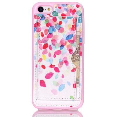 

MITI 2015 New arrive Apple iPhone 5C case Painted cartoon character Unique Plug-in Card Stand Cell Phone Case Cover