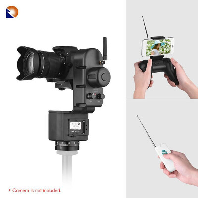 

ZIFON YT3000 50m Remote Control Electronic Pan Tilt Head Motorized Panoramic Tripod Head Speed Adjustable 3kg Payload Quick Rel