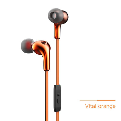 

HOCO Metallic In-ear Earphone Earbuds Stereo Sport Headphone Noise Isolating with Mic Wired Headset 35mm Jack for iphone X 8 7