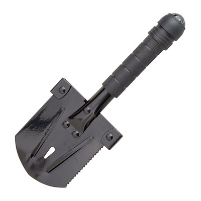 

Road passenger AceCamp outdoor iron shovel shovel self-driving camping equipment folding military shovel Germany multi-function small car shovel 2586